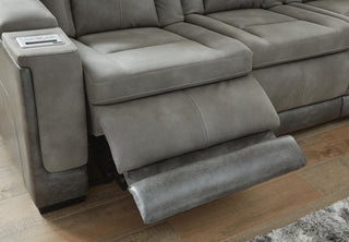 Next-Gen Durapella PWR REC Loveseat/CON/ADJ HDRST Faux Leather