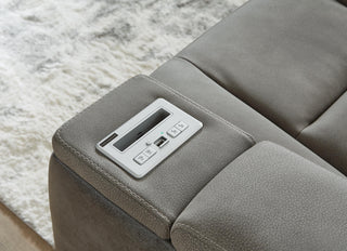 Next-Gen Durapella PWR REC Loveseat/CON/ADJ HDRST Faux Leather