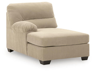 SimpleJoy LAF Corner Chaise Velvet Chenille