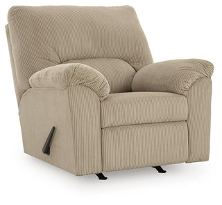 SimpleJoy Rocker Recliner Velvet Chenille