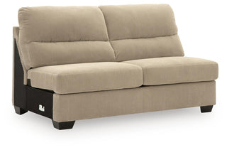 SimpleJoy Armless Loveseat Velvet Chenille