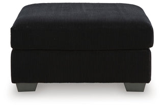 SimpleJoy Oversized Accent Ottoman Velvet Chenille