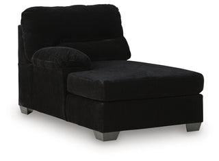 SimpleJoy LAF Corner Chaise Velvet Chenille