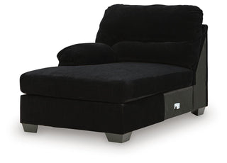 SimpleJoy LAF Corner Chaise Velvet Chenille