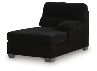 SimpleJoy RAF Corner Chaise Velvet Chenille