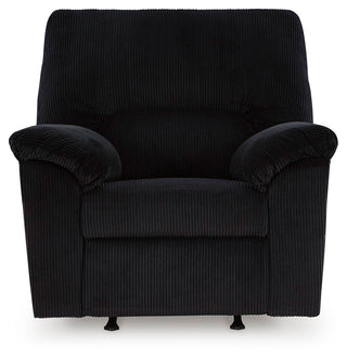 SimpleJoy Rocker Recliner Velvet Chenille
