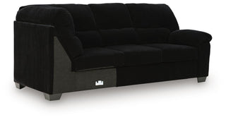 SimpleJoy RAF Sofa w/Corner Wedge Velvet Chenille
