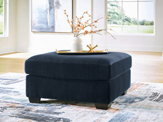 SimpleJoy Oversized Accent Ottoman Velvet Chenille