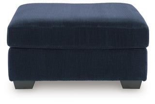 SimpleJoy Oversized Accent Ottoman Velvet Chenille