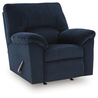 SimpleJoy Rocker Recliner Velvet Chenille