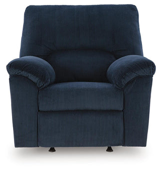 SimpleJoy Rocker Recliner Velvet Chenille