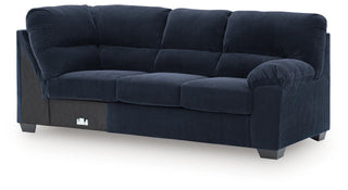 SimpleJoy RAF Sofa w/Corner Wedge Velvet Chenille