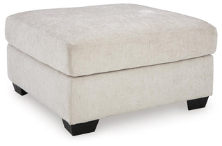 Aviemore Oversized Accent Ottoman Chenille