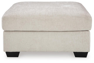 Aviemore Oversized Accent Ottoman Chenille