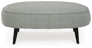Hollyann Oversized Accent Ottoman Chenille