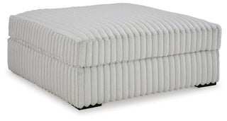 Stupendous 4-Piece Sectional, Oversized Chaise and Ottoman