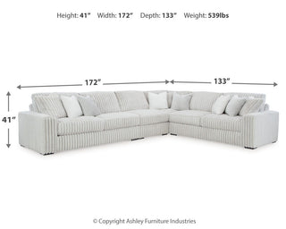Stupendous 4-Piece Sectional Velvet