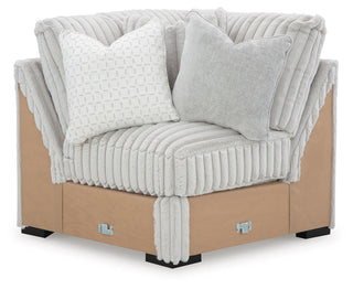 Stupendous 4-Piece Sectional, Oversized Chaise and Ottoman