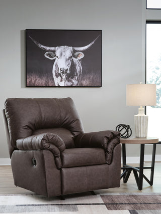 WillowBend Rocker Recliner Faux Leather