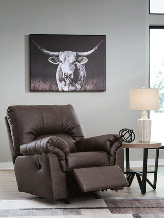 WillowBend Rocker Recliner Faux Leather