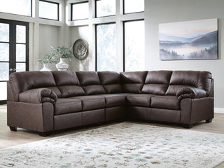 WillowBend 3-Piece Sectional Faux Leather