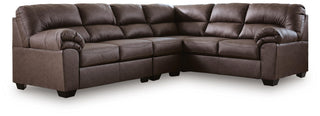WillowBend 3-Piece Sectional Faux Leather - Right Arm Facing