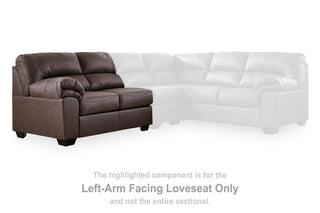 WillowBend LAF Loveseat Faux Leather