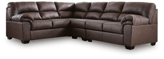 WillowBend 3-Piece Sectional Faux Leather - Left Arm Facing