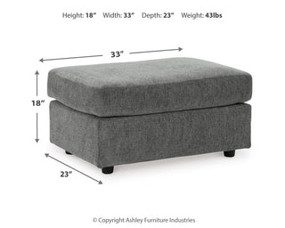 Stairatt Ottoman Chenille