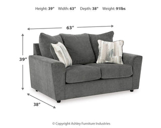Stairatt Loveseat Chenille