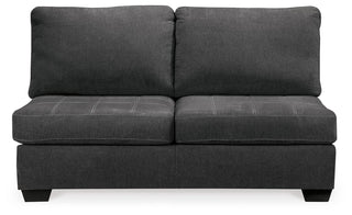 Ambee Armless Loveseat Chenille