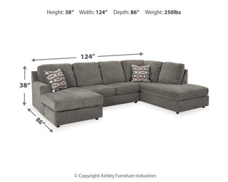 O'Phannon 2-Piece Sectional with Chaise Chenille