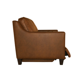Finley Leather Power Inclining Loveseat
