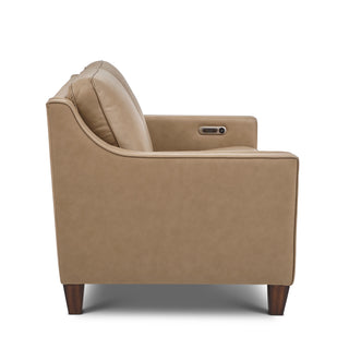 Finley Leather Power Inclining Loveseat