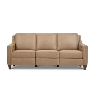 Finley Leather Power Inclining Sofa