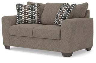 Triston-Peaks Loveseat Chenille