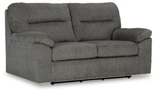 Bindura Glider Loveseat Velvet