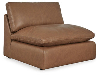 Emilia Armless Chair Leather