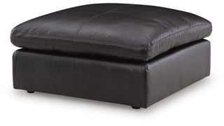 Emilia Oversized Accent Ottoman Leather