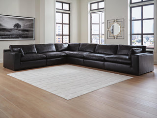 Emilia 6-Piece Sectional Leather