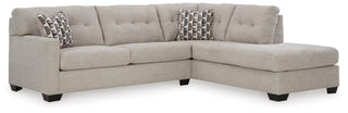 Mahoney 2-Piece Sleeper Sectional with Chaise Chenille
