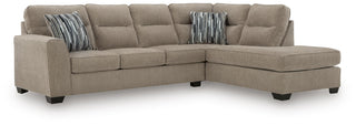 Olten 2-Piece Sectional with Chaise Chenille