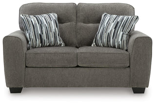 Olten Sofa and Loveseat - Graphite