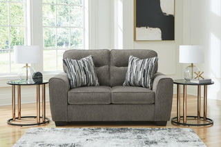 Olten Sofa and Loveseat - Graphite