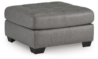 Clairette Court Oversized Accent Ottoman Chenille