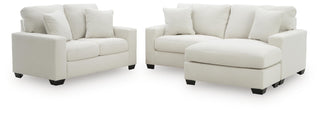 Greenbriar Sofa Chaise and Loveseat