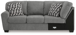 Birkdale Court LAF Sofa w/Corner Wedge Chenille