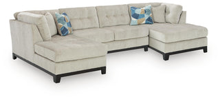 Maxon Place 3-Piece Sectional with Chaise Chenille