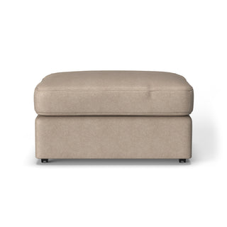 Vail Leather Ottoman