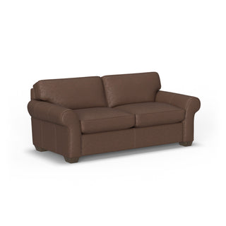 Vail Leather Sofa 82" W